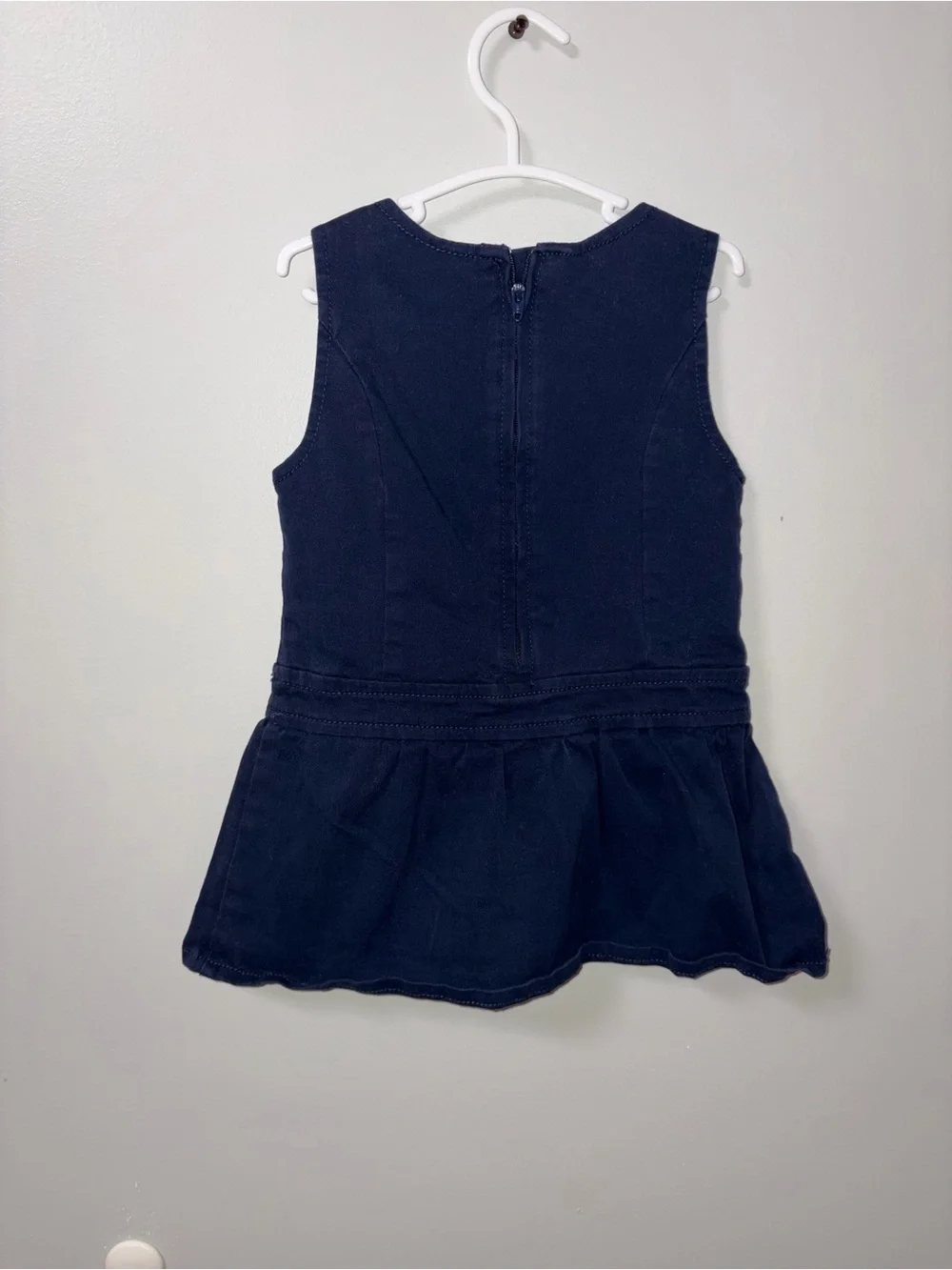Children’s place navy sleeveless bow accent dress girls 2T